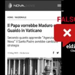 ¿El papa Francisco dijo que quiere reunir a Guaidó y a Maduro en el Vaticano?