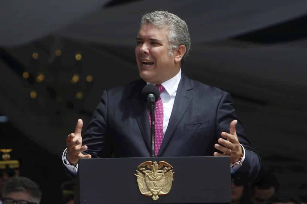 Iván Duque, presidente de Colombia, fue atacado esta semana