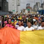 Marcha de la comunidad LGBTIQ+ en Venezuela en 2019