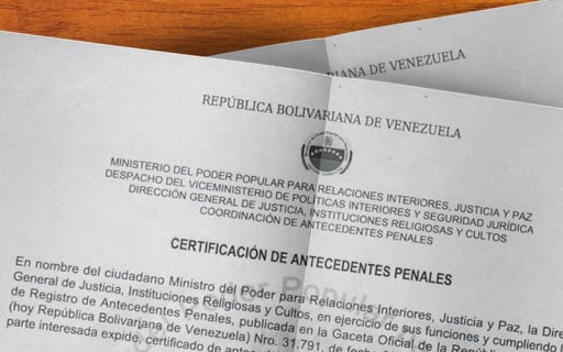 ¿Cómo solicitar el Certificado de Antecedentes Penales en Venezuela?