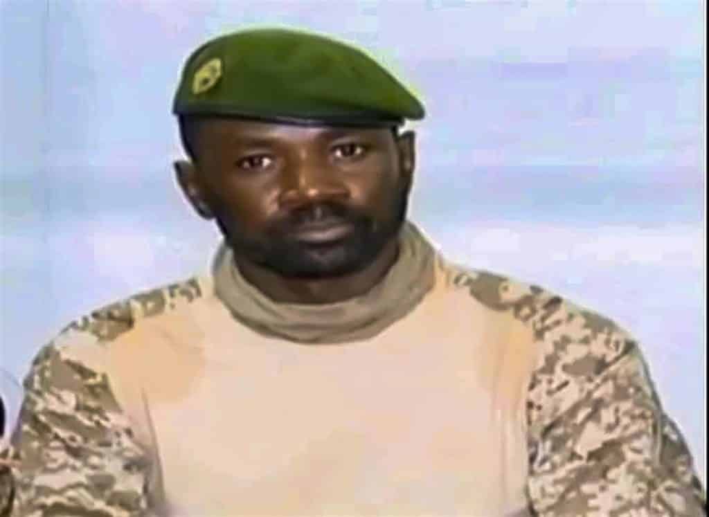 presidente interino de Mali, el coronel Assimi Goita