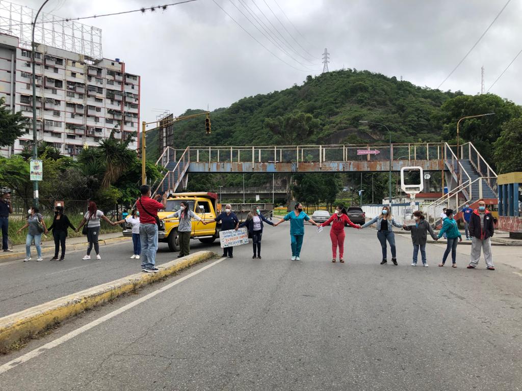 Las imágenes y el llamado que dejaron las protestas del sector salud en Venezuela
