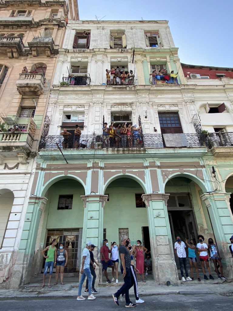 “¡Abajo la dictadura!”, la inédita protesta en Cuba en contra del régimen de Díaz-Canel