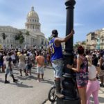 Las imágenes de las masivas protestas en Cuba