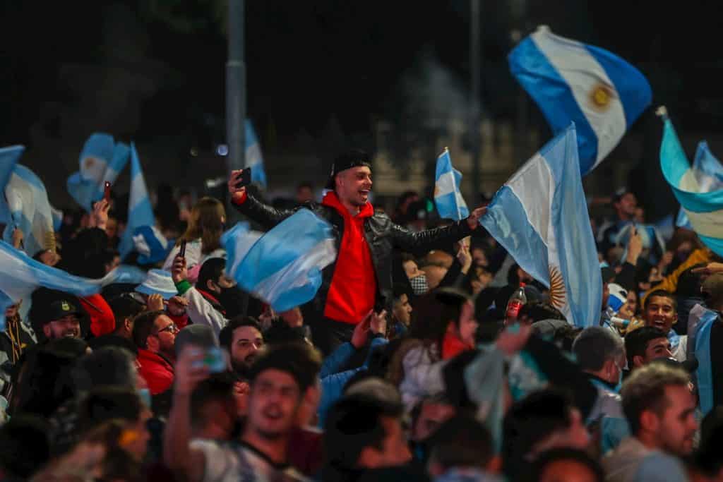 En imágenes: euforia en Argentina por la victoria de su selección en la Copa América 2021