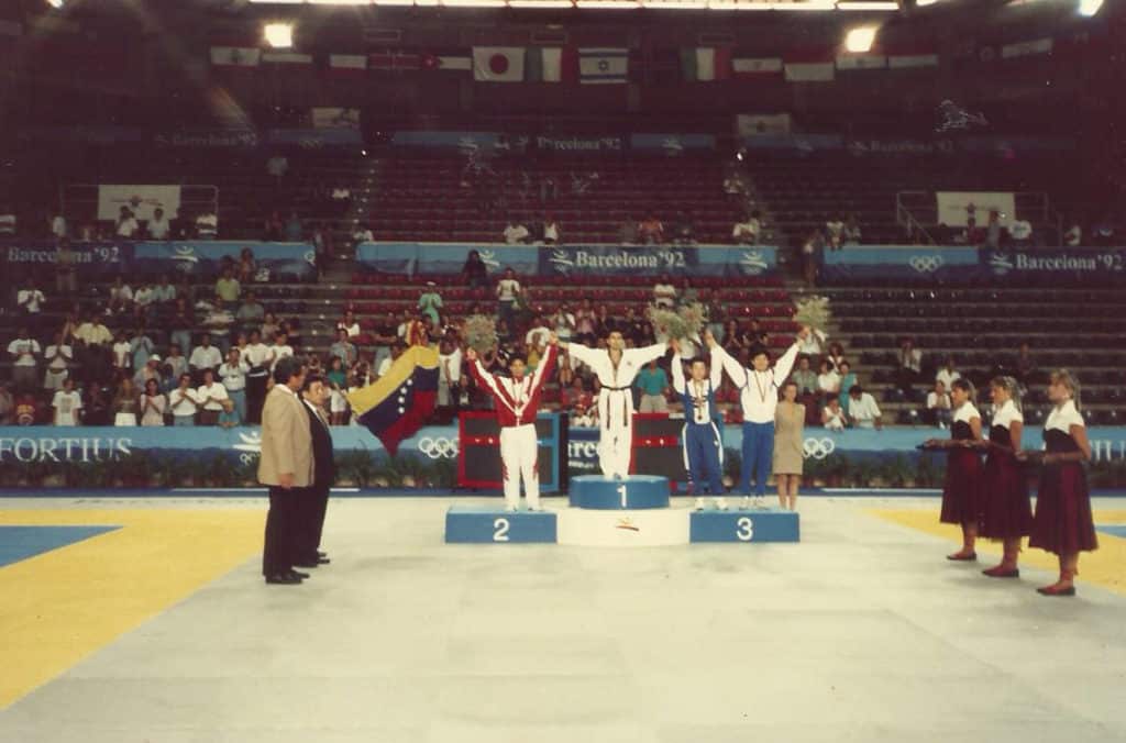 Arlindo Gouveia ganó medalla oro en el taekwondo de los Juegos Olímpicos de Barcelona 1992