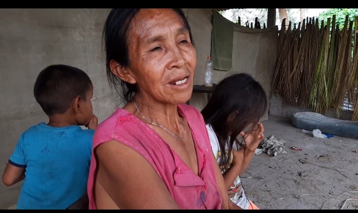 Ana Pérez, abuela de niños con desnutrición en indígenas