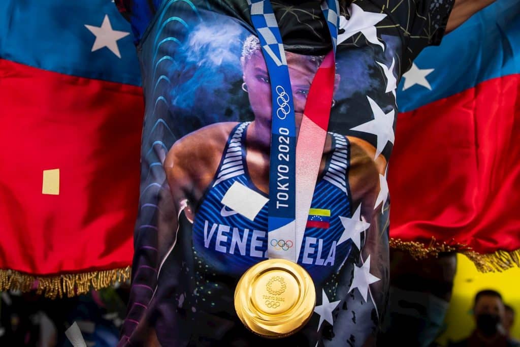 Yulimar Rojas está en Venezuela: las imágenes de su recibimiento