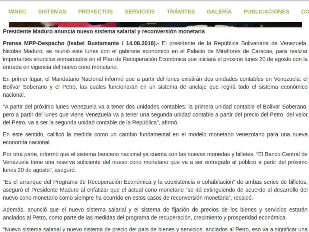 ¿El régimen de Maduro anunció un aumento salarial para el próximo 1° de octubre?