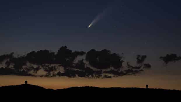 Los detalles del cometa Leonard, el más brillante de 2021