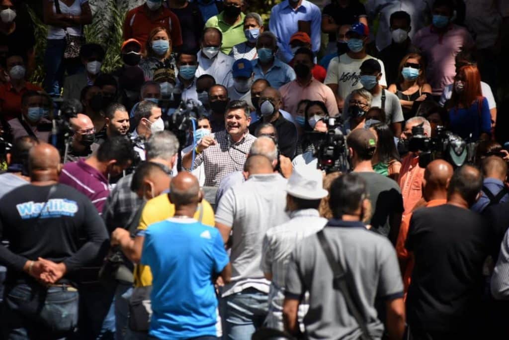 Freddy Superlano rechazó junto a Guaidó la repetición de elecciones en Barinas y convocó a una manifestación