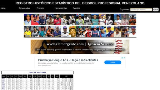 Pelota Binaria: una web para los amantes del beisbol venezolano y las estadísticas