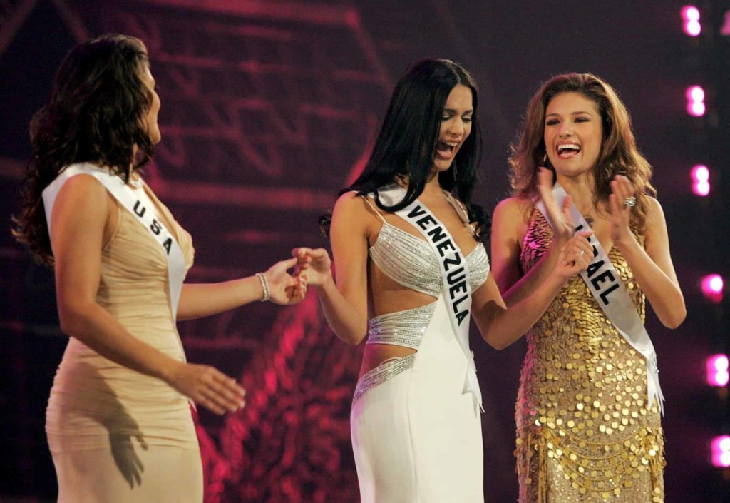 Mónica Spear cuando ganó el Miss Venezuela