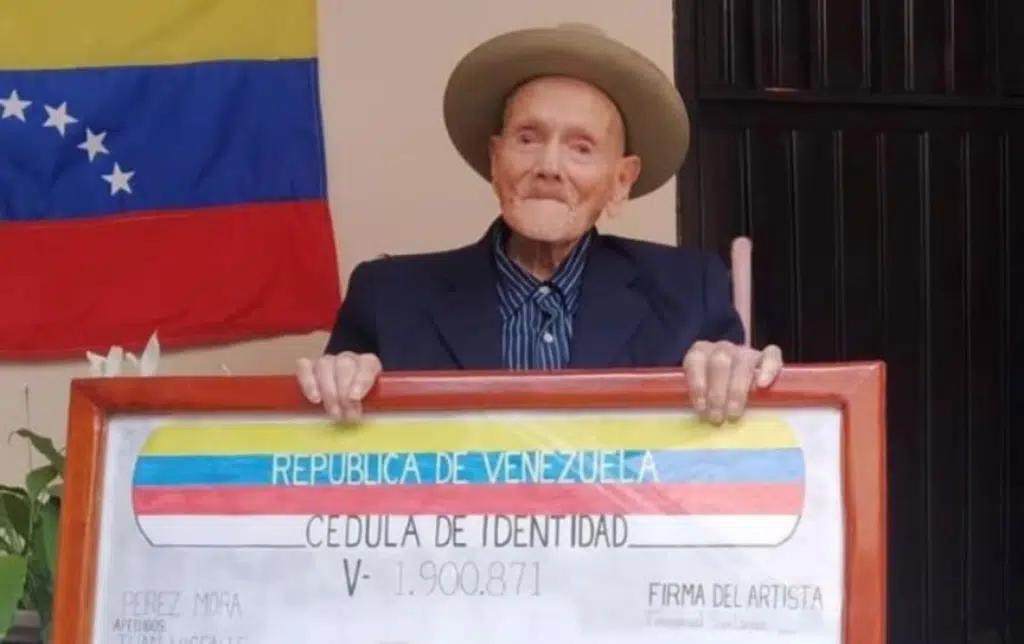 Récord Guinness: el venezolano Juan Vicente Pérez es el hombre más longevo del mundo