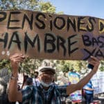 Protesta de trabajadores, jubilados y pensionados del sector educación profesores maestros salario digno El Diario by José Daniel Ramos bono jubilados