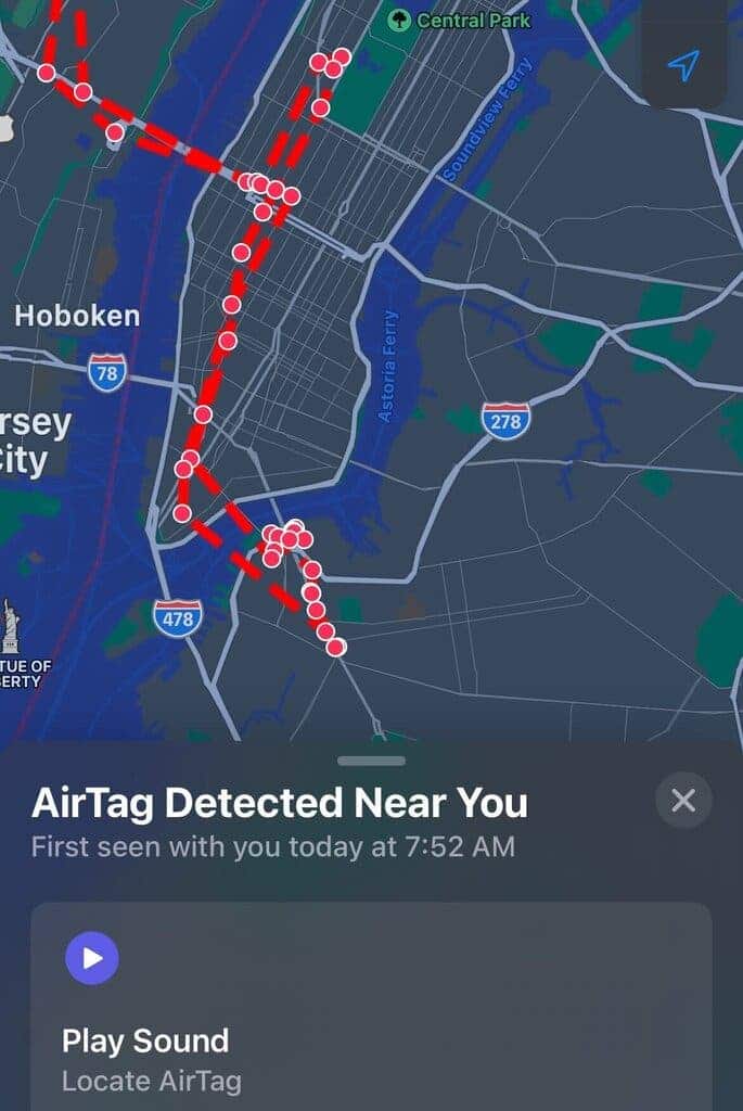 Usé Apple AirTags, Tiles y un rastreador GPS para ver cada movimiento de mi esposo