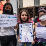 Manifestación derechos aborto chavismo intentó callar al movimiento feminista el 8M Parque carabobo Caracas