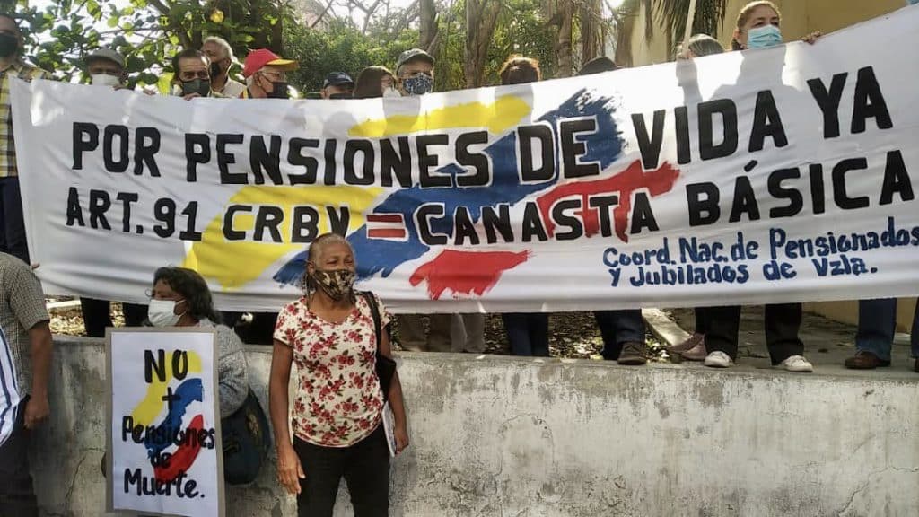 Jubilados y pensionados alzaron su voz en varios estados de Venezuela por reivindicaciones justas