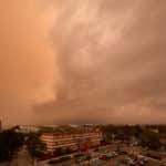 ¿Por qué gran parte del cielo en España se ve anaranjado?