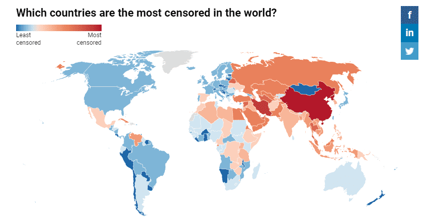Censura en Internet: ¿cuáles son los países con más restricciones y qué lugar ocupa Venezuela?