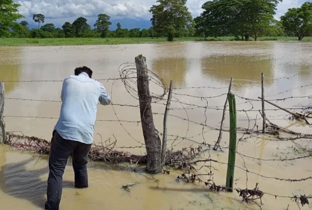 Lluvias en Mérida continúan provocando la crecida de ríos e inundaciones