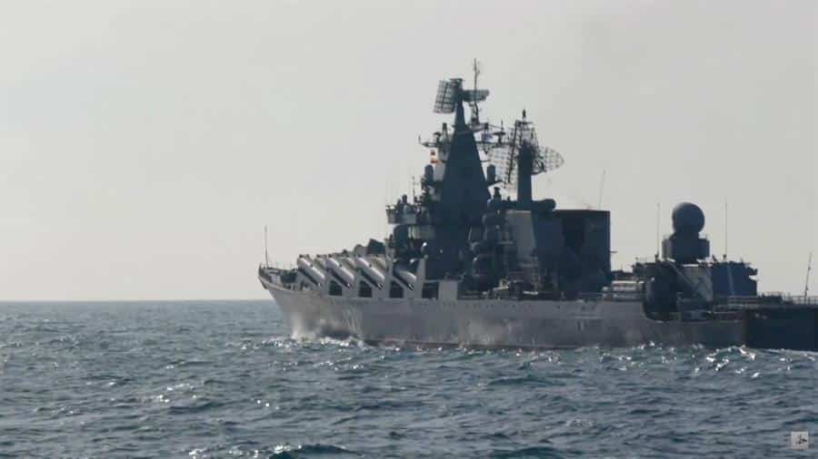 El Moskva, buque ruso