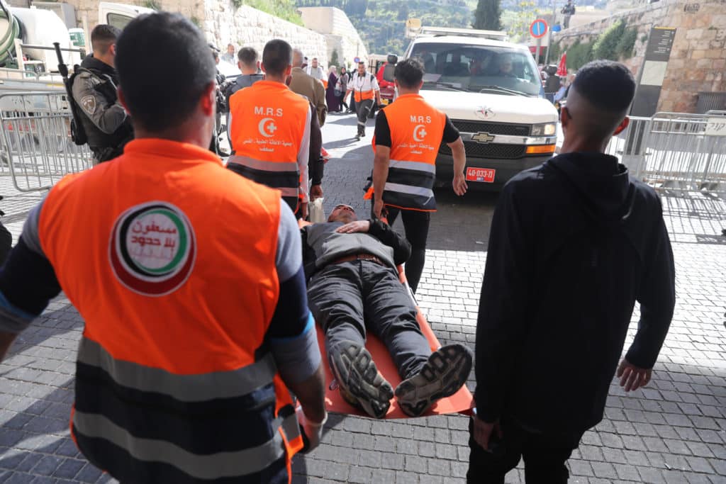 Al menos 156 heridos por enfrentamientos en la Explanada de las Mezquitas de Jerusalén