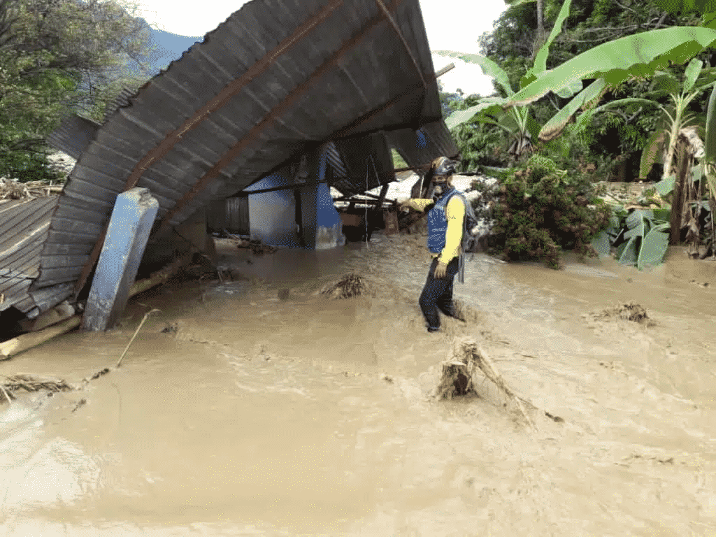 Los estragos que causaron las intensas lluvias en Caracas