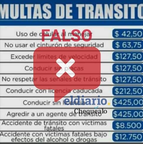 ¿Autoridades venezolanas emitieron nueva tabla de multas de tránsito de hasta 12.000 dólares?