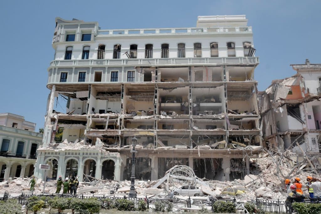 Las imágenes de cómo quedó el Hotel Saratoga de La Habana tras la explosión
