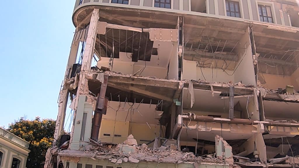 Las imágenes de cómo quedó el Hotel Saratoga de La Habana tras la explosión