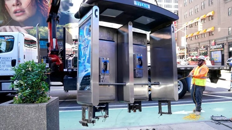 ¿Por qué se desmontó la última cabina telefónica en Nueva York?
