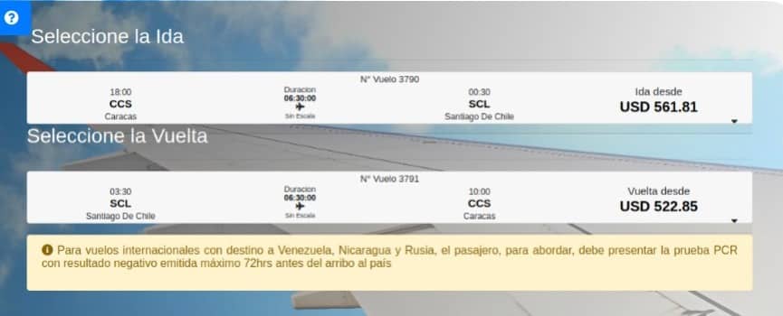 Conviasa comenzó los vuelos a Santiago de Chile: cuáles serán las frecuencias y el precio de los pasajes