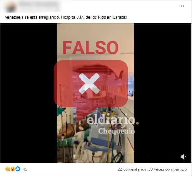 ¿Video de un techo que se cae en un hospital corresponde al JM de Los Ríos?