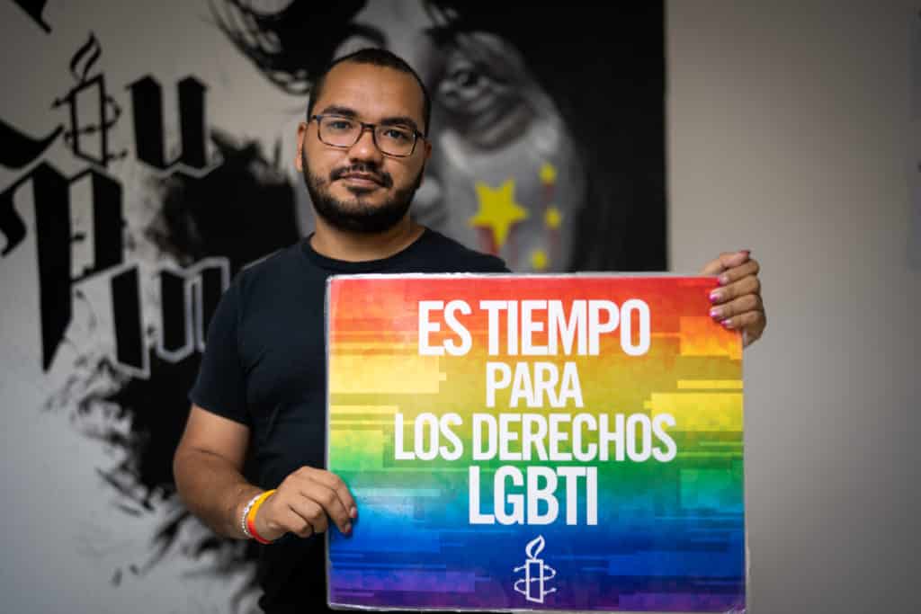 Yendri Velásquez️ Activista DDHH - LGBTIQ+ Amnistía Internacional El Diario Jose Daniel Ramos