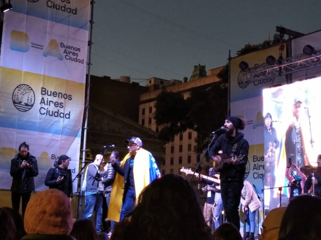 Buenos Aires celebró a Venezuela por todo lo alto
