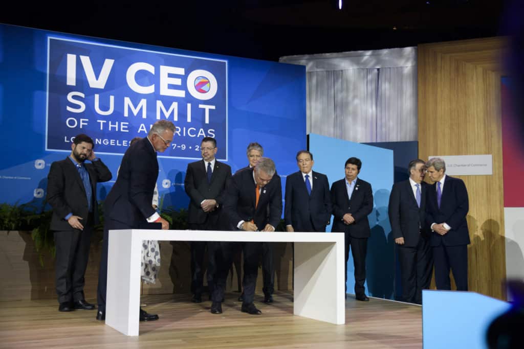 Cumbre de las Americas Summit CEO