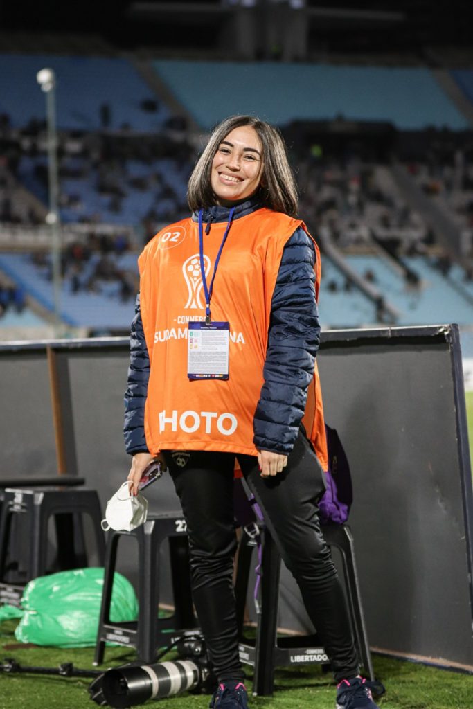 La periodista deportiva María Gabriela Bruni