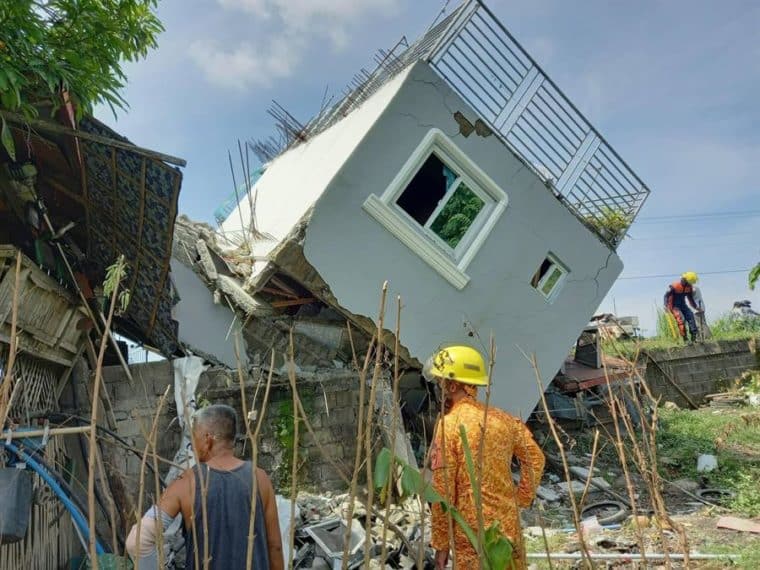 En imágenes: terremoto en Filipinas dejó al menos 4 muertos y 60 heridos