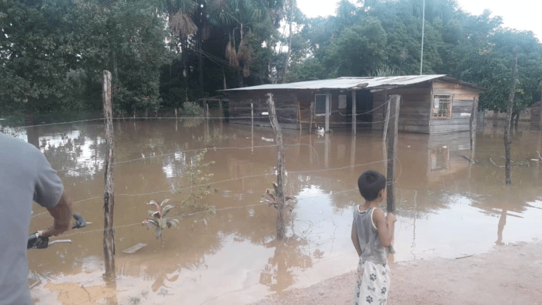 En imágenes: más de 300 familias quedaron damnificadas por inundaciones en Santa Elena de Uairén