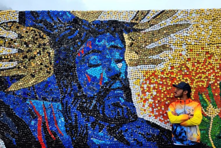Mural del Santo Cristo de La Grita: un reto importante para el artista Oscar Olivares