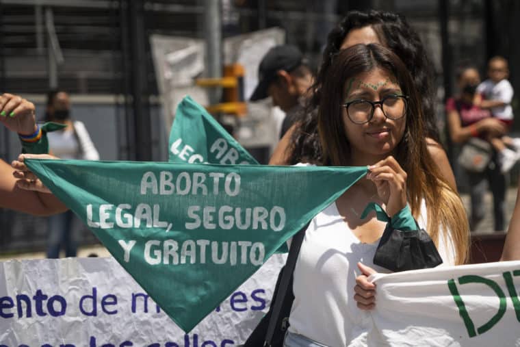 Marcha aborto legal manifestación derechos despenalización aborto Venezuela movimiento feminista centro Caracas El Diario Jose Daniel Ramos