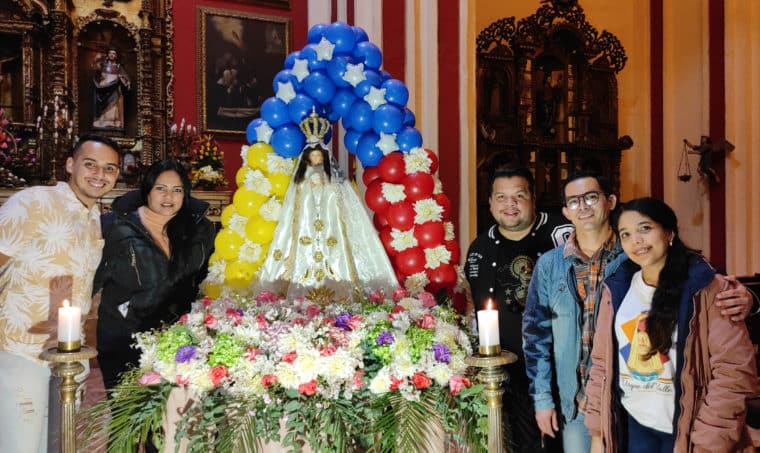 Devotos venezolanos reafirman su fe en la Virgen del Valle y la Virgen de Coromoto desde Perú