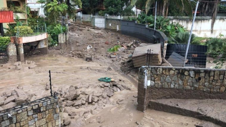Se desbordó el río El Castaño en Maracay: los daños que ha causado