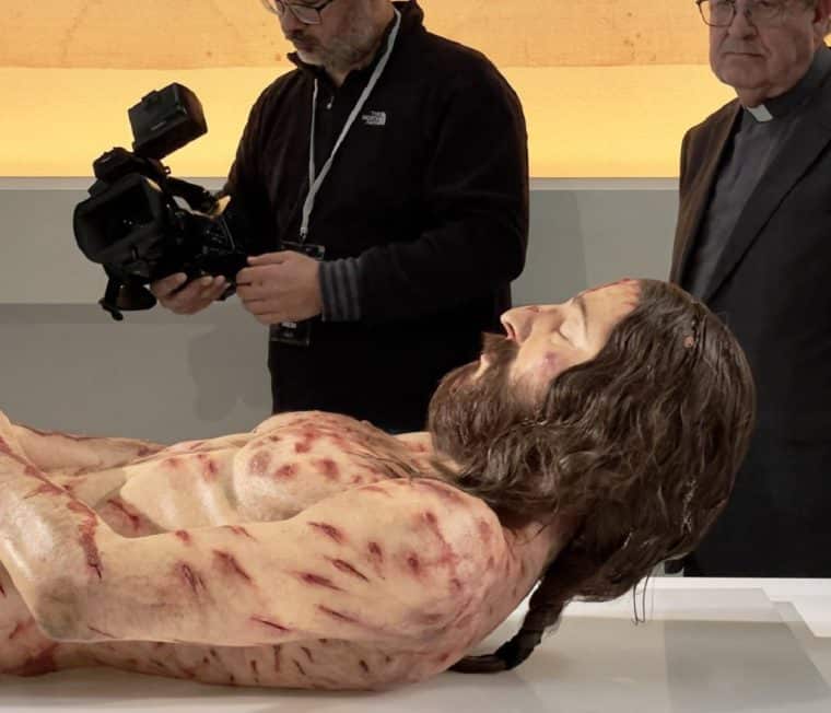 Recrearon el cuerpo de Jesucristo para una exposición en la Catedral de Salamanca