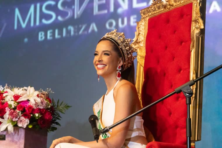 Andrea Rubio, Miss Venezuela International 2022 rueda de prensa venevisión El Diario Jose Daniel Ramos