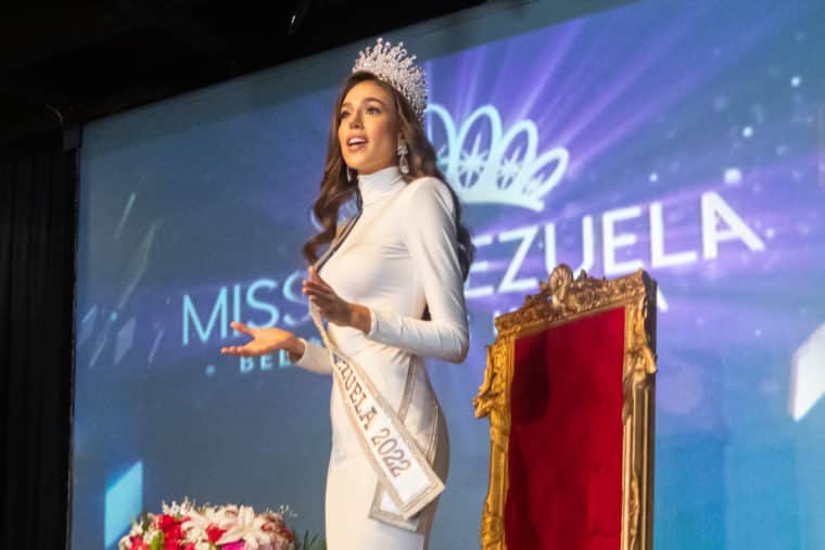 Diana Silva, Miss Venezuela 2022 rueda de prensa venevisión El Diario Jose Daniel Ramos