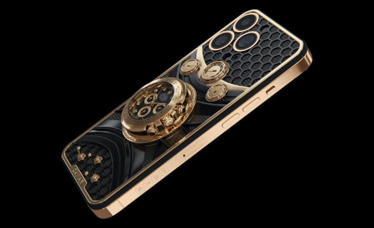 ¿Cómo es el iPhone 14 Pro Max que incluye un reloj Rolex y cuesta 135.750 dólares?
