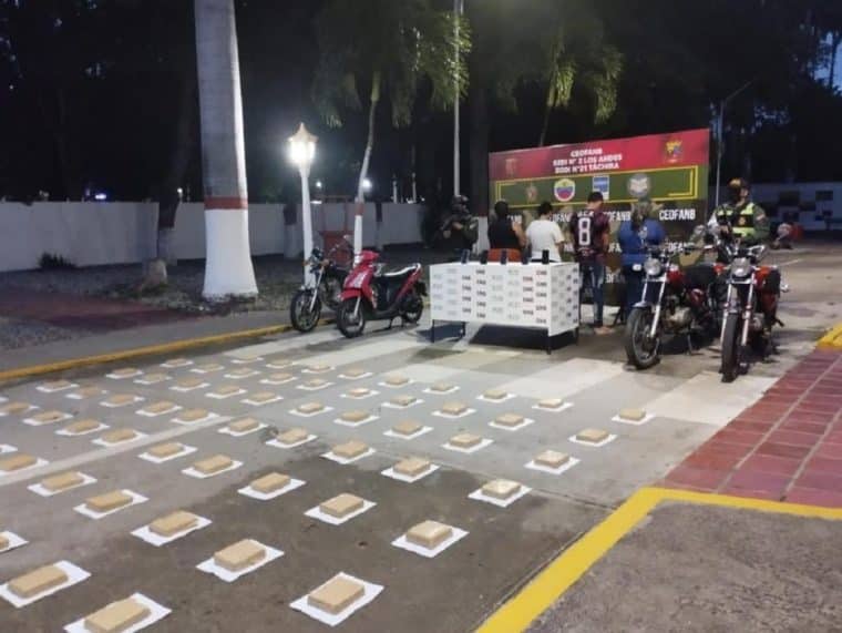 Detuvieron a cuatro personas por tráfico de drogas en Táchira 