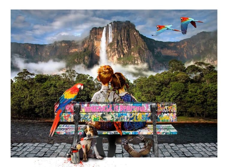 El arte pop de Mr. Brainwash llegó a Caracas en un manifiesto positivista